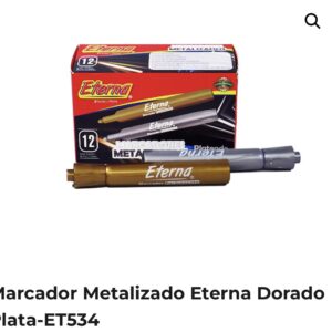 ET534 - MARCADOR METALIZADO ETERNA DORADO Y PLATA
