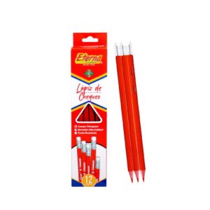 ET128 - LÁPIZ ROJO ETERNA TRIANGULAR X12 Pc